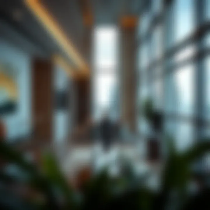 Luxuriously designed interior of a residence within the Millennium Tower.