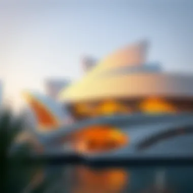 Dubai Opera: A Cultural Landmark The majestic architecture of the Dubai Opera