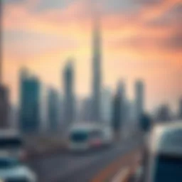 Stunning skyline view of Dubai showcasing modern architecture