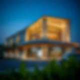 Modern Architectural Design of On Passive Metro Station Exterior view of On Passive Metro Station showcasing modern architecture