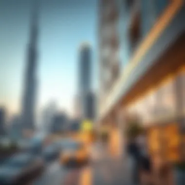 Community impact of the Onyx Tower illustrated through its integration with the vibrant Dubai environment