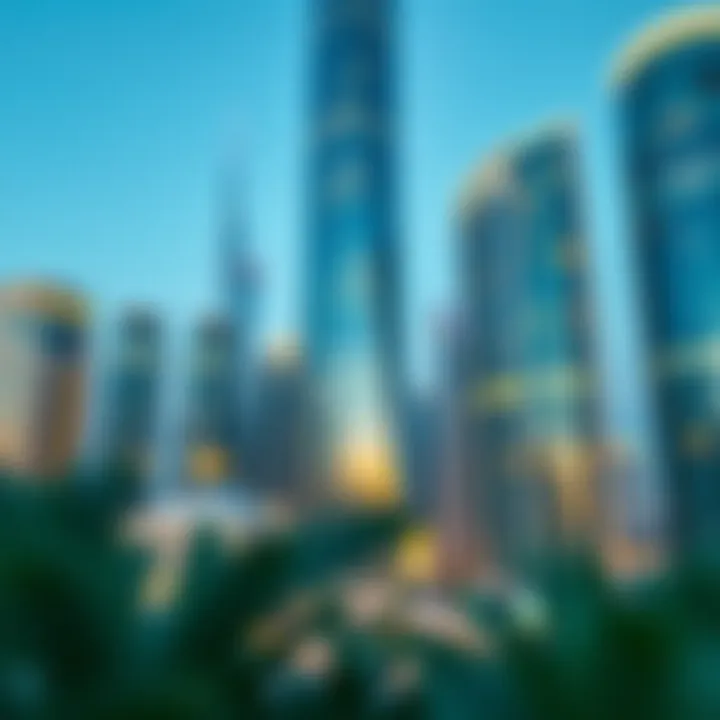 A visual representation of market trends related to the Onyx Tower and surrounding real estate developments in Dubai