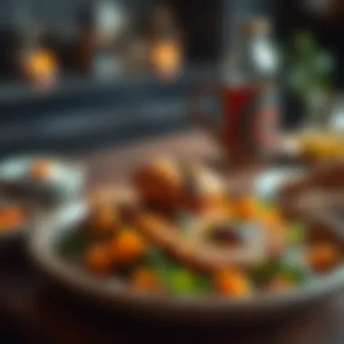 Emirati Culinary Delight A traditional Emirati dish showcasing the rich spices and flavors of the UAE