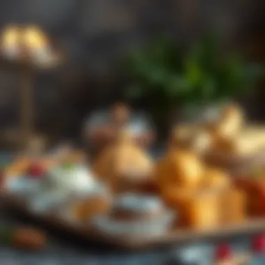 Sweet Traditions of the Emirati Heritage An assortment of traditional Emirati sweets presented elegantly