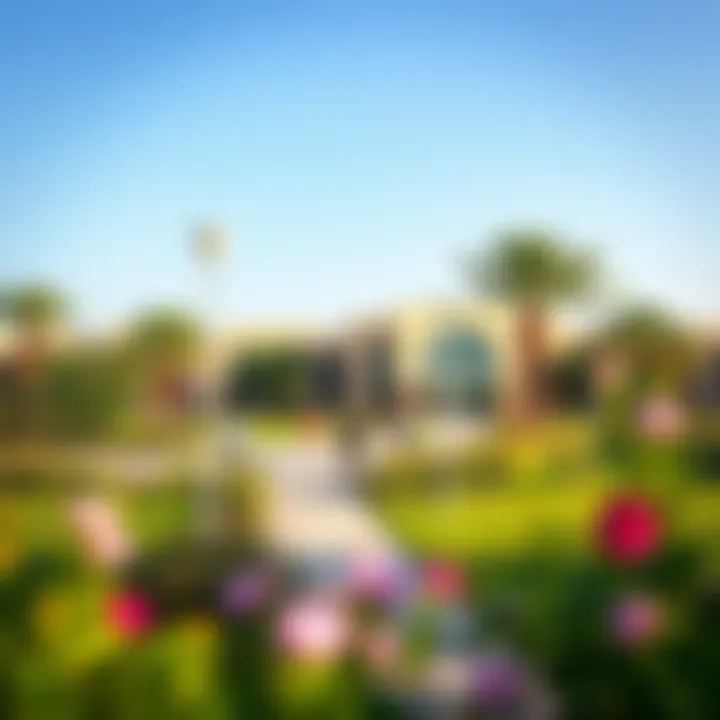 A vibrant community park in the West Zone, illustrating lifestyle and leisure