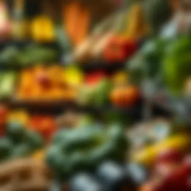 Diverse Fresh Produce Selection Variety of fresh produce available at West Zone Supermarket