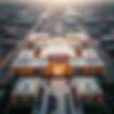 Aerial view of Union Coop Al Nahda showcasing its expansive layout