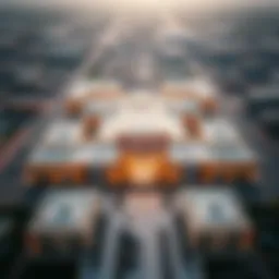 Aerial view of Union Coop Al Nahda showcasing its expansive layout