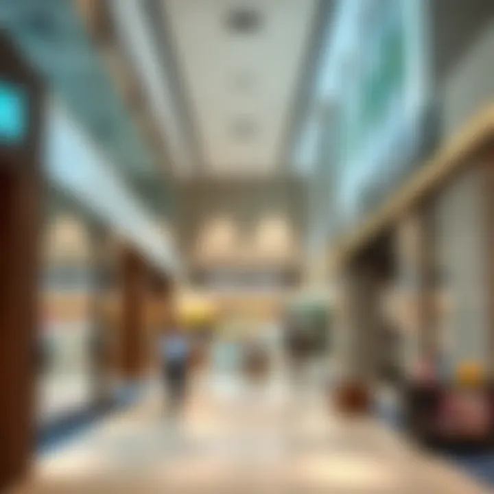 Contemporary Retail Spaces Inside Union Coop Al Nahda Interior design of Union Coop Al Nahda highlighting retail spaces