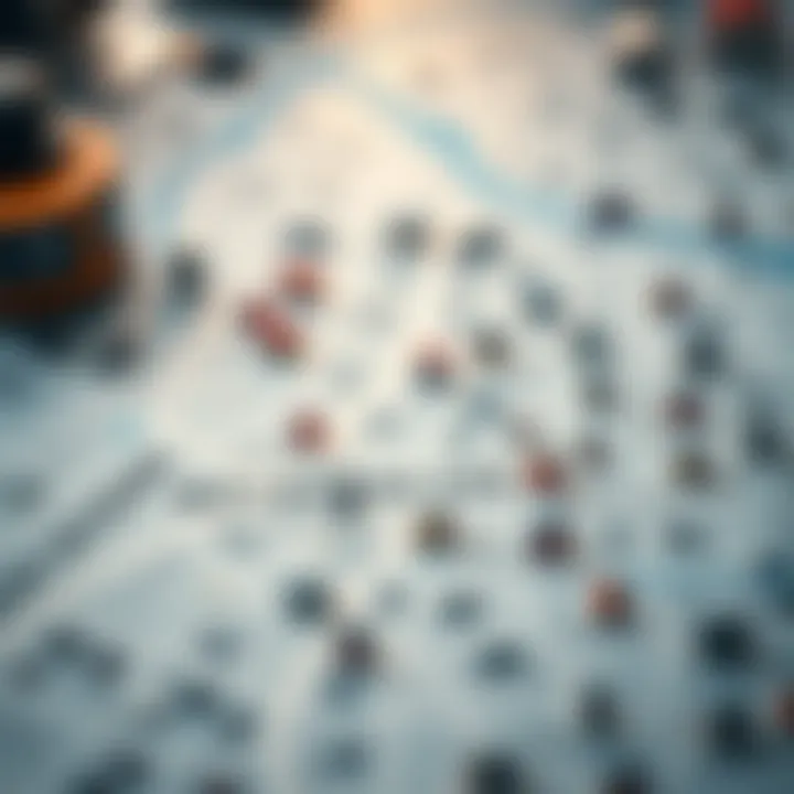 Neighborhoods for Studio Rentals Map highlighting various neighborhoods with available studio rentals