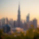 Stunning skyline of Dubai showcasing iconic architecture