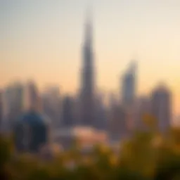 Stunning skyline of Dubai showcasing iconic architecture