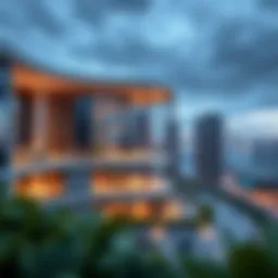Architectural overview of Grand Bleu Tower 2