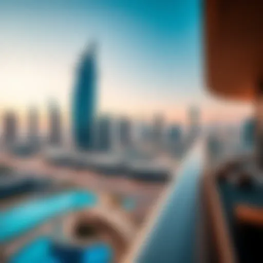 Innovative Architecture in Dubai A panoramic view of Dubai's skyline showcasing innovative architecture