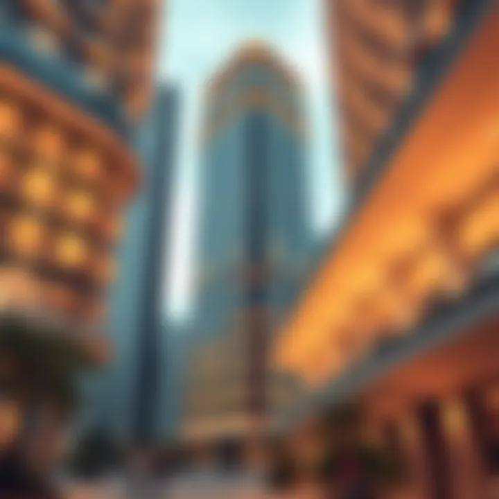 Architectural Elegance of Horizon Towers Architectural details highlighting the unique design features of Horizon Towers