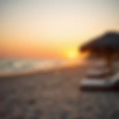 Romantic Sunset Beach Serene beach at sunset perfect for romantic moments