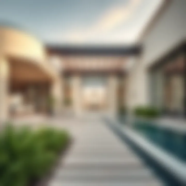 Stunning architectural view of Mira Villas showcasing modern design elements