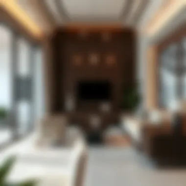 Luxurious interior of a Mira Villa with elegant furnishings