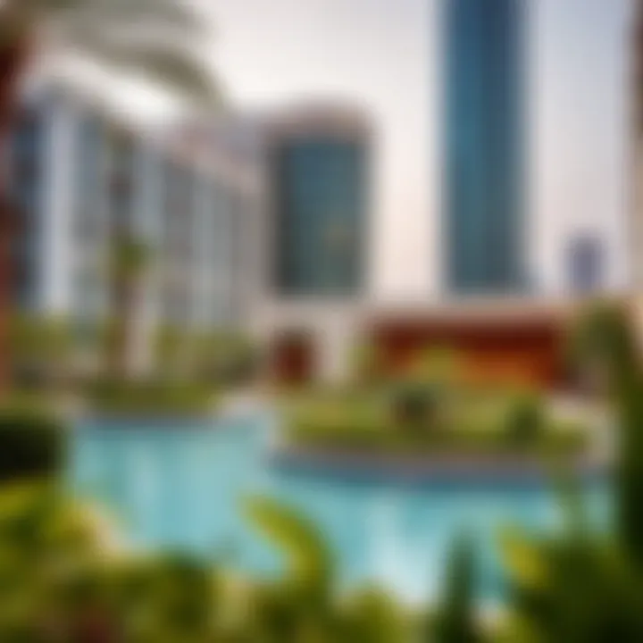 Modern amenities in Jumeirah Garden City