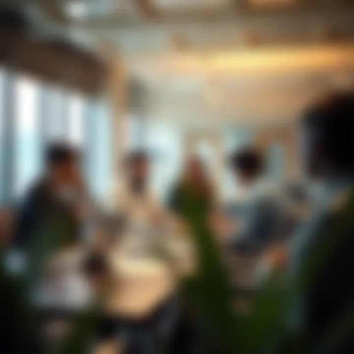 Students engaged in a real estate strategy workshop