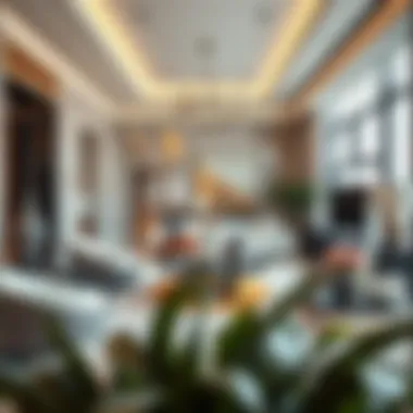 Sophisticated living space interior reflecting Missoni's unique style