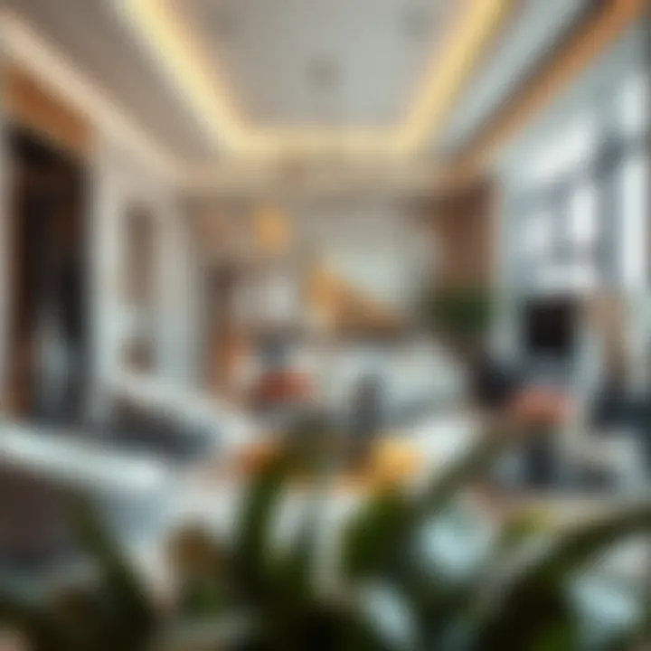 Sophisticated living space interior reflecting Missoni's unique style