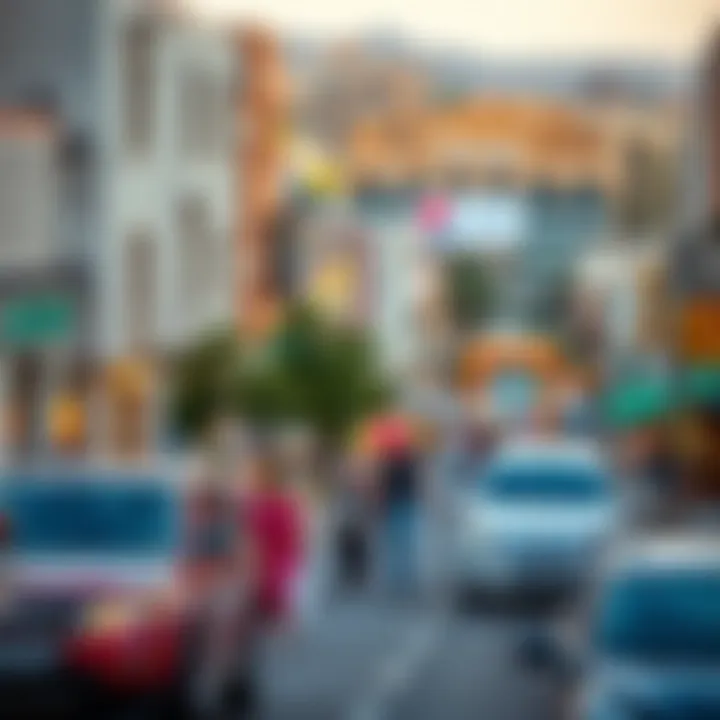 View of Al Nahda's vibrant streets and amenities