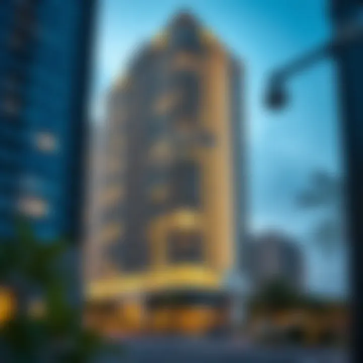 Architectural Elegance of Motor City Residences Modern residential building in Motor City highlighting architectural elegance