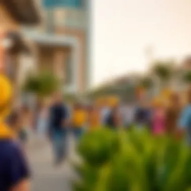 A lively community event in Nasma Central, illustrating the neighborhood's vibrant culture.