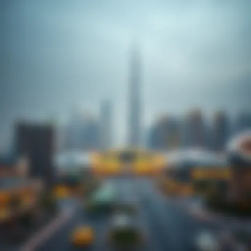 Overview of Dubai's skyline highlighting its modern architecture