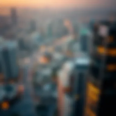 Aerial View of Dubai's Diverse Neighborhoods Aerial view of Dubai's diverse neighborhoods