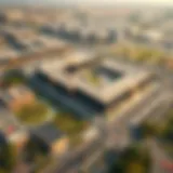 Strategic Layout of Dubai Investment Park Aerial view of Dubai Investment Park showcasing its strategic layout and infrastructure.