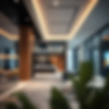 Contemporary Office Interiors in Dubai Investment Park Modern office interiors reflecting the amenities available in Dubai Investment Park.