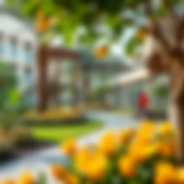 Vibrant Community Lifestyle at Ponderosa Dubai Community lifestyle at Ponderosa Dubai highlighting green spaces