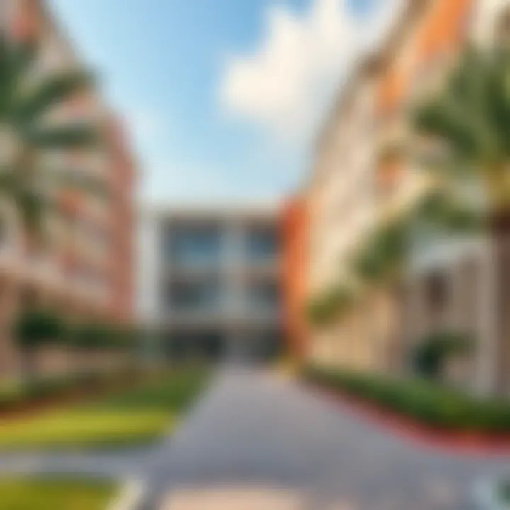 Luxurious School Campus Luxurious school campus with modern architecture