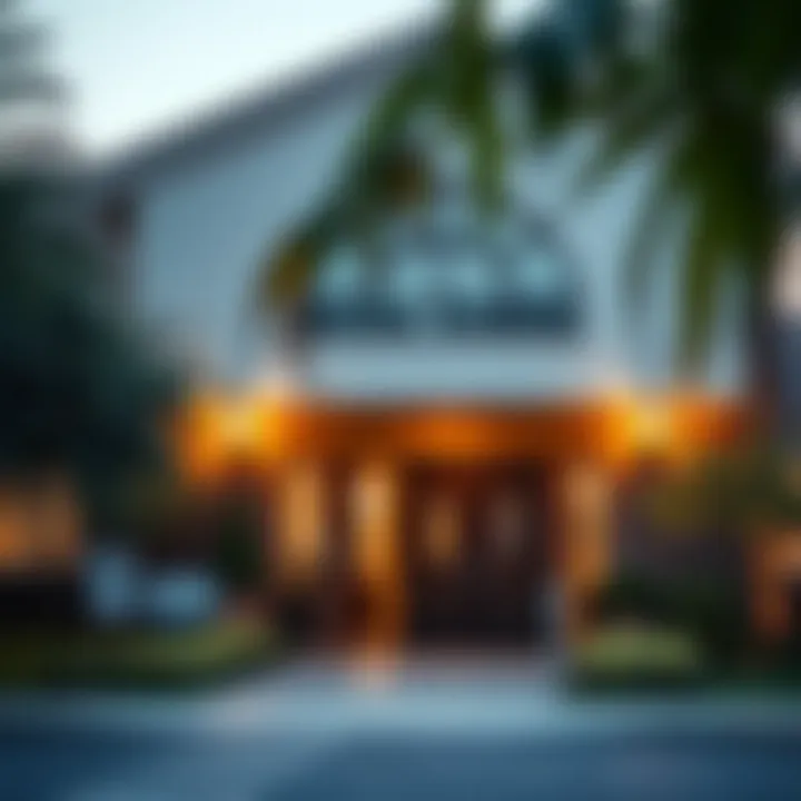 Welcoming School Entrance Welcoming school entrance with lush landscaping