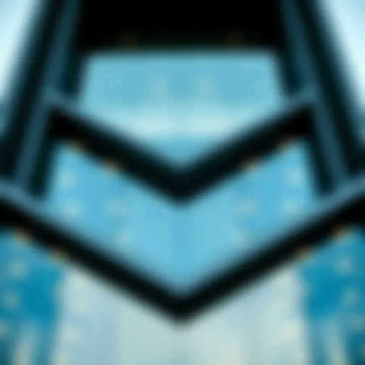 Unique Facade of Reflection Tower Close-up of the Reflection Tower's unique facade