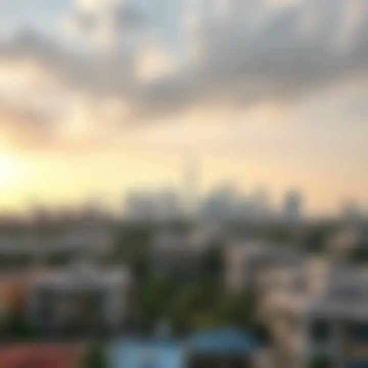 Panoramic view of Al Raqa neighborhood