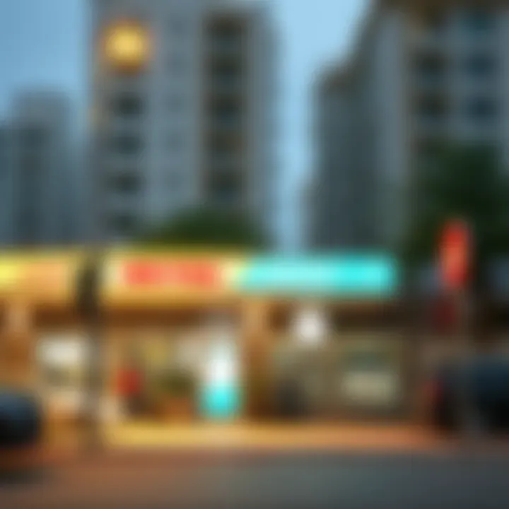 Local amenities and shops near Al Nahda Metro