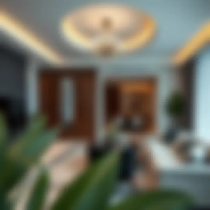 Inside a Luxurious Home in Royal Hub Tecom Luxurious interior of a residential unit in Royal Hub Tecom