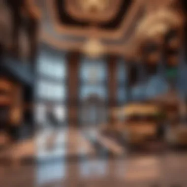 Opulent Ambiance of Sheikh Zayed Hotels Luxurious hotel lobby in Sheikh Zayed