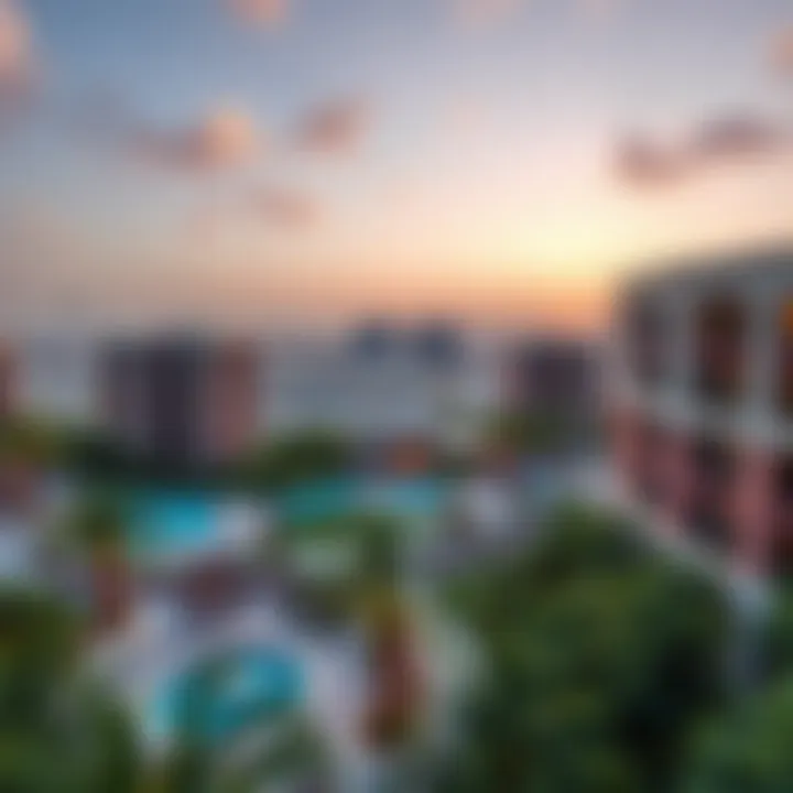 Panoramic view of the surrounding area of Sobha City Dubai