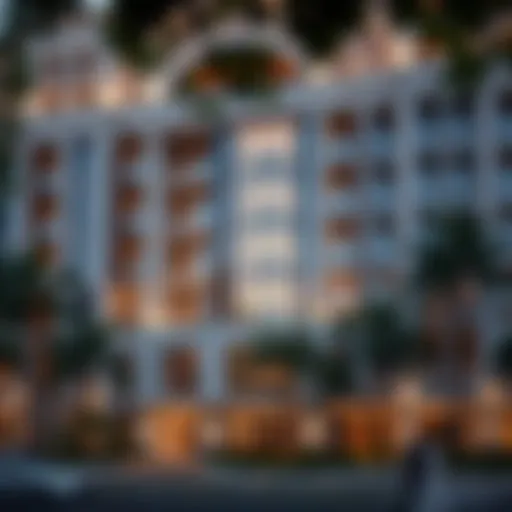 Architectural Elegance of Building 4 Architectural facade of Sobha Hartland Greens Building 4