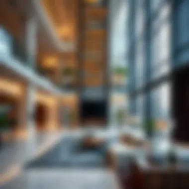 Modern Design and Functionality of Standard Chartered Tower Interior layout emphasizing the tower's modern design and functionality