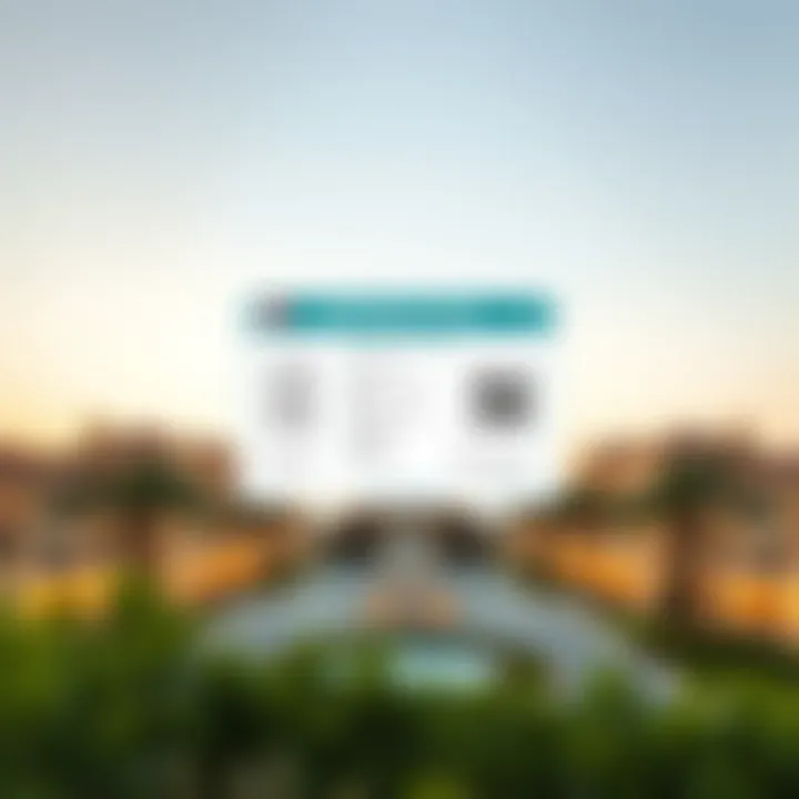 Illustration of the structure of a residence permit in the UAE