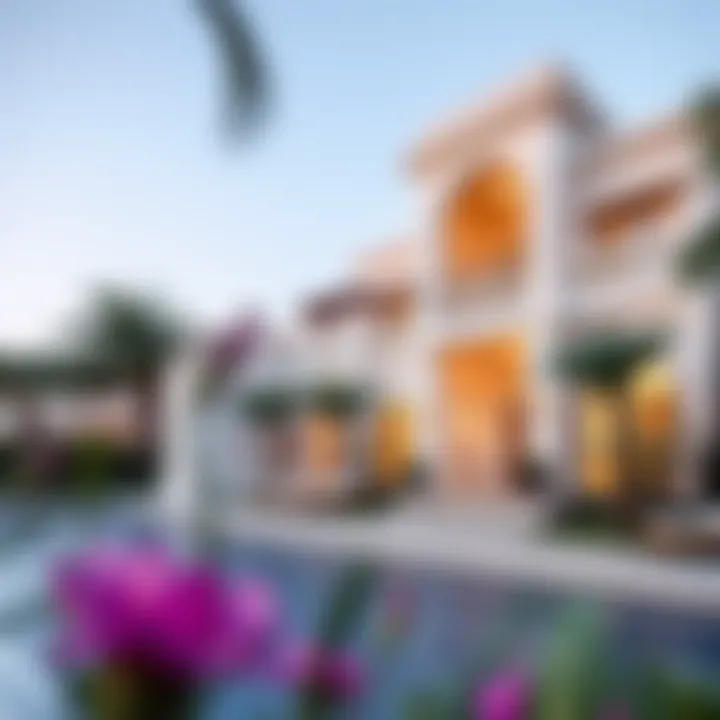 Sophisticated Architecture of Sur La Mer Townhouses Elegant architectural design of a Sur La Mer Townhouse