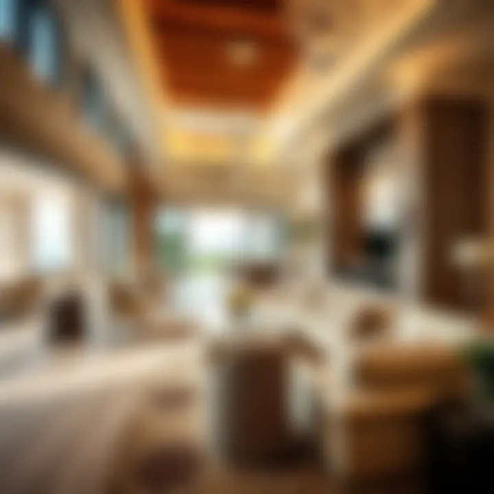 Opulent Interiors of Sur La Mer Townhouses Luxurious interior of a Sur La Mer Townhouse