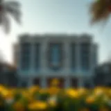 Exterior view of The Mansion showcasing its grandeur