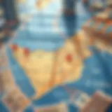 Comprehensive Overview of UAE Postal Code Locations Detailed map showcasing postal codes in UAE