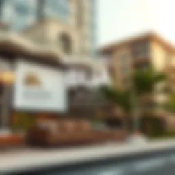 Diagram illustrating Built-Up Area definition in real estate